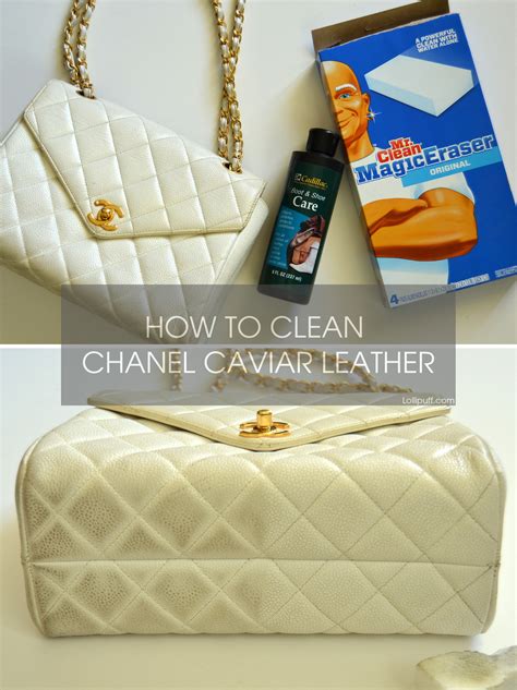 chanel bag leather cleaner|chanel leather bag cleaning.